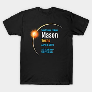 Mason Texas Tx Total Solar Eclipse 2024 1 T-Shirt